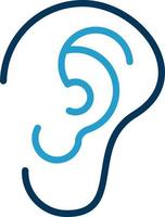 Ear Vector Icon Design