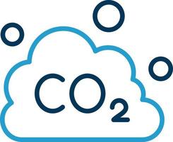 diseño de icono de vector de co2