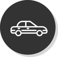 Car Side Vector Icon Design