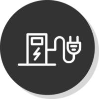 Charging Station Vector Icon Design