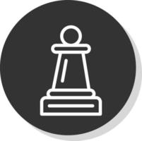 Chess Pawn Vector Icon Design