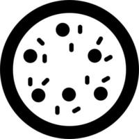 icono de vector de pizza