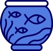 Fish Bowl Vector Icon