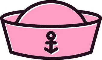 Sailor Cap Vector Icon