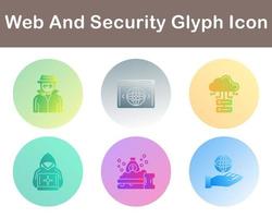 Web And Security Vector Icon Set