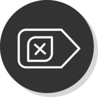 Backspace Vector Icon Design