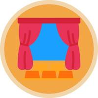 diseño de icono de vector de teatro