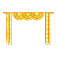 Toran marigold decoration diwali karwa choth indian festivals png