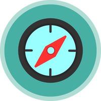 Compass Vector Icon Design