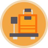 Luggage Scale Vector Icon Design