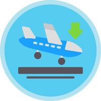 Landing Vector Icon Design