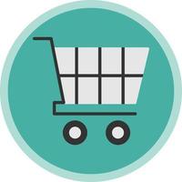 Trolley Vector Icon Design