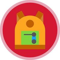 Backpack Vector Icon Design