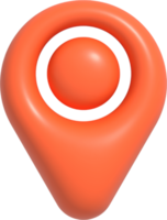 3D Location Pin Icon png