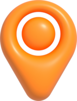 3D Location Pin Icon png