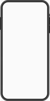 Smartphone interface, phone mockup with empty screen png