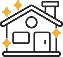 Clean House Vector Icon Design