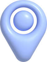 3D Location Pin Icon png