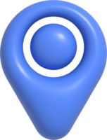 3D Location Pin Icon png