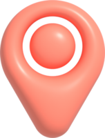 3D Location Pin Icon png