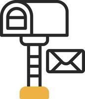 Postbox Vector Icon Design