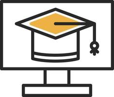 E Learning Vector Icon Design
