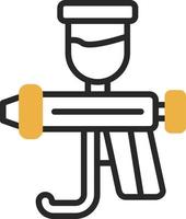 Spray Gun Vector Icon Design