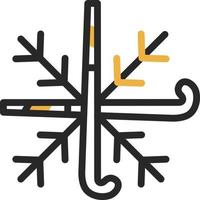 Snowflake Vector Icon Design