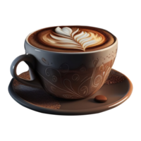 3d realista café taza . café taza dibujos animados png