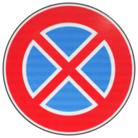 Nee parkeren en Nee stoppen teken transparant PNG