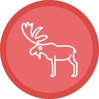 Moose Vector Icon Design