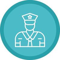 Security Guard Vector Icon Design