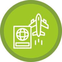 International Flights Vector Icon Design