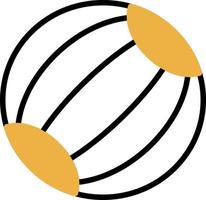 diseño de icono de vector de pelota de playa