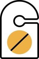 Do Not Disturb Vector Icon Design