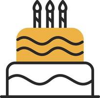 Cake Vector Icon Design