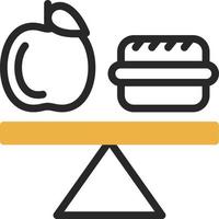 Balanced Diet Vector Icon Design