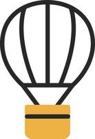 Hot Air Balloon Vector Icon Design