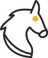 diseño de icono de vector de caballo