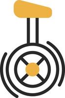 Unicycle Vector Icon Design