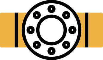 Flange Vector Icon Design