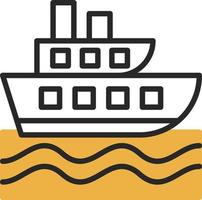 diseño de icono de vector de crucero