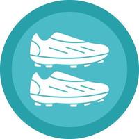 diseño de icono de vector de botas de fútbol