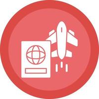 International Flights Vector Icon Design