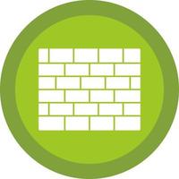 Brickwall Vector Icon Design