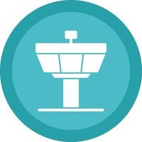 Control Tower Vector Icon Design