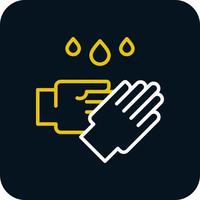 Hand Washing Vector Icon Design