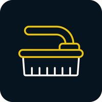 Cleaning Brush Vector Icon Design