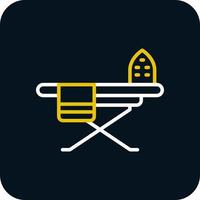 Ironing Board Vector Icon Design