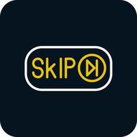 Skip Ad Vector Icon Design